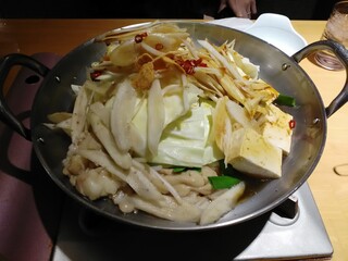 ウエスト　うどん - もつ鍋３人前870円