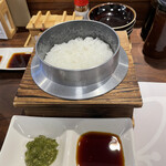 とんかつ 蒼樹 - いつもの美味しい炊き立てご飯