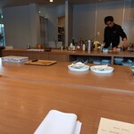 Restaurant Honjin - オープンカウンター