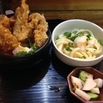 豚トロ天丼セット