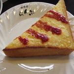 Kohiyarampu - モーニングセットに、エッグトーストを選択・・もちろん無料(飲み物代のみ)！