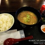 カフェドマデル - 豚汁セット400円