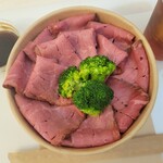 Lunch&Pancake Kobito - ◆「ローストビーフ丼」◆「アイスティー」