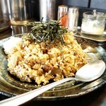 らーめん加茂川 - 並チャーバラ　マヨネーズ増量(￥800)。半チャーバラにしてラーメンと頼むべきでしたわ！