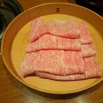 瀬里奈 - 茨城県産特選牛サーロインのしゃぶしゃぶ肉・その３です。