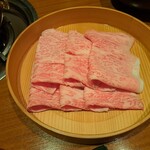 瀬里奈 - 茨城県産特選牛サーロインのしゃぶしゃぶ肉・その２です。