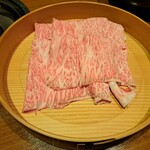 瀬里奈 - 茨城県産特選牛サーロインのしゃぶしゃぶ肉・その４です。