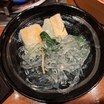 瀬里奈 - しゃぶしゃぶのスープで調理したお野菜・その２です。
