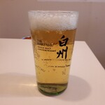 錦糸町酒場うえじ - 生ビール最初の一杯３００円