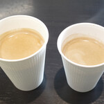 木村家 - ブレンドコーヒー(ラージ330円)と(レギュラー260円)