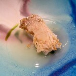 セルサルサーレ - 甘鯛の松笠焼き 塩ベルガモット トマトのソース