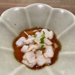 セルサルサーレ - 温かい玉ねぎのプリン アオリイカと