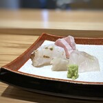 鮨と天草大王 天音 - ◆お刺身3種