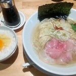麺家 たけ田 - 塩ら～めんとたまごかけごはん