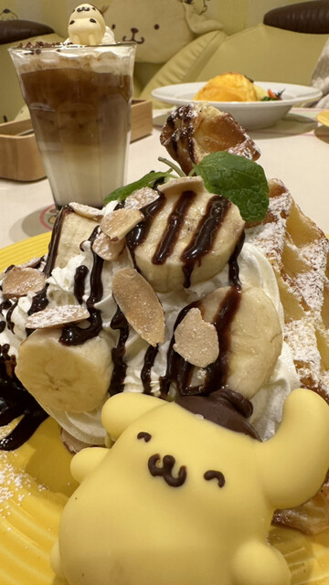 ポムポムプリン　プリンカフェ 原宿竹下通りにあるポムポムプリンカフェに行ってきたよ