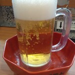 Muten Kurazushi - 生ビール小420円