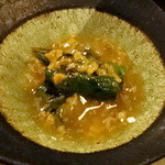 料理屋 壱 - 焼きアスパラのアサリあんかけ