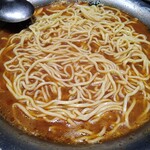 鉄板鍋づくし - 〆はラーメン