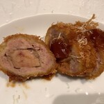 とんかつ けい太 - フォアグラ包みメンチカツ