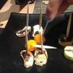 中目黒 いぐち - ピンチョスタイル　　　　　　　　・トマト　・ズッキーニ
      ・キノコ　・ナス