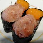 Kappa sushi - ネギトロ＆卵黄ソース