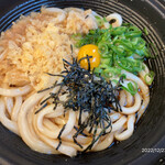 倉敷うどん ぶっかけふるいち - 車両持ち込みぶっかけうどん¥560-(2022/12/23)