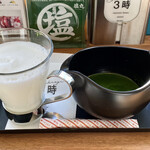 Nishiogi Sanji - 抹茶のラテ（ホット）