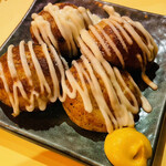 Oosaka Konamon Sakaba Takoyaki Banchou - からしマヨたこ焼き