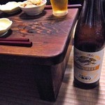 武蔵屋 - テーブルの高さはこれぐらい