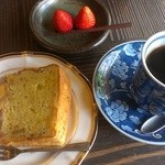 ぎゃらりー茶屋 膳 - 食後のデザート＆コーヒー（２０１３年５月）