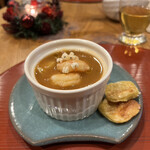 SAKANAYA - シラサエビのスープ　焼き麩添え