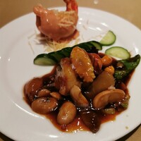 涵梅舫 銀座店 - 海老マヨネーズ＆黒酢タレ