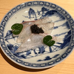 Sushi Taira - ヒラスズキ　キャビア