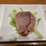 四川食房 福龍 - 前菜３種盛り合わせ　叉焼