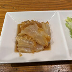四川食房 福龍 - 前菜３種盛り合わせ　クラゲ