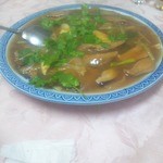 青龍 - アワビと筍、ｼｲﾀｹの煮物