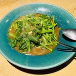 老虎菜 - 空芯菜の炒め(蝦醤)