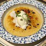 老虎菜 - 茉莉花茶のクレームブリュレ