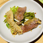 老虎菜 - 牛ハチノスと牛タンの四川麻辣ソース
      牛ハチノス･牛タン