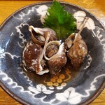 三代目まる天 - バイ貝磯煮６５０円