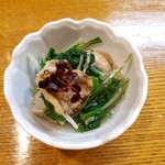 三代目まる天 - お通し３５０円