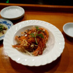 中華酒宛 無花果 - 海老山椒　¥1,250-