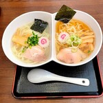 Kinuya - にこいちラーメン(塩と醤油)