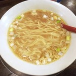 金町製麺 - 鴨醤油白湯かけそば