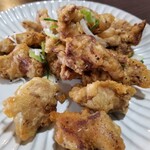 中華料理 祥龍房 - 揚げレバ。