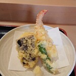 すし徳灑落 - 天ぷらも麗しい。