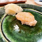 うを徳 - 炙り牡丹海老のにぎり