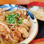 味好み - とり丼　そばセット¥850-