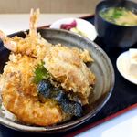 鶴天 - 20221220上天丼・アップ