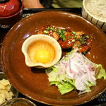 大戸屋 - 炭火焼き手ごねつくね定食(８６０円)